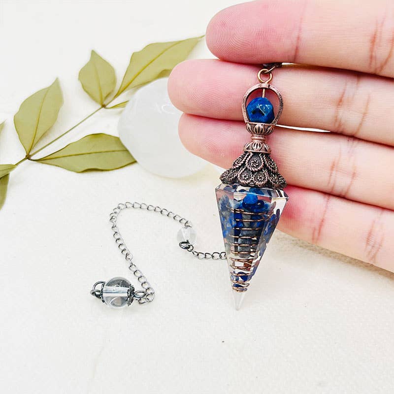 GemMeet - Wholesale Spiritual Stone/Crystal - Lapis Lazuli Purification Pendulum2