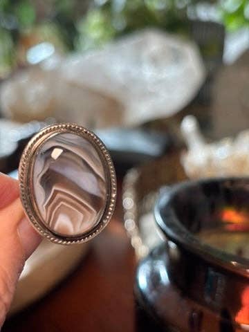 Agate Ring size 5 for wholesale by Wild Peonies Xo