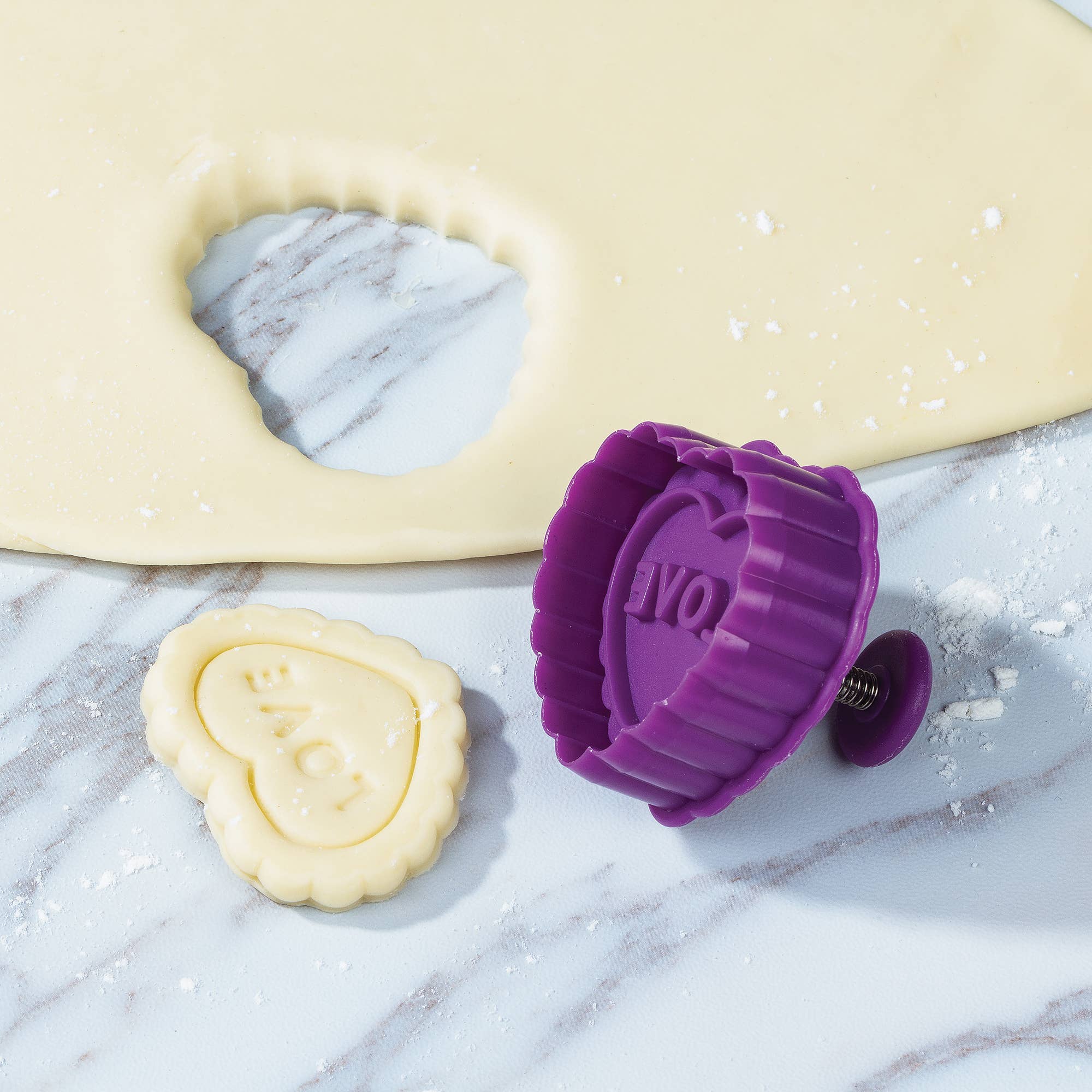 Fox Run Brands - Wholesale Cookie Cutter - Fox Run Pie Lovers Pie Cutter, Set 4, 2" x 2" x 1.75"2