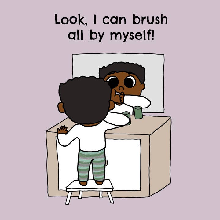 Curly Crew Books - Wholesale Baby & Toddler Book (0-2) - I Am Not Sleepy - Cameron's story (Paperback)3