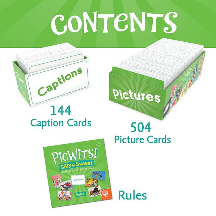 MindWare & Peaceable Kingdom - Wholesale Card Game - Picwits Silly & Sweet