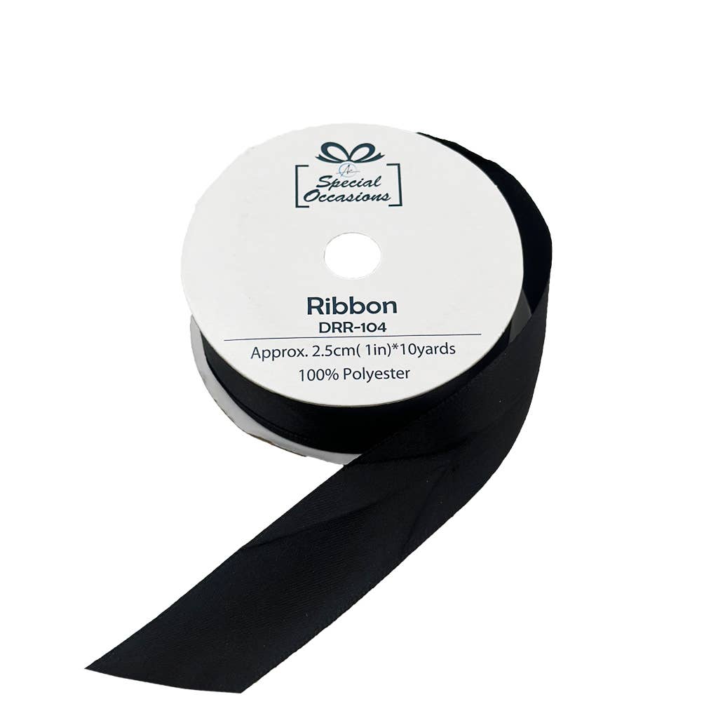 Angels Craft - Wholesale Ribbon – Gift wrapping - Satin Ribbon 1" x 10 Yards Set of 12 (Available 16 colors)1