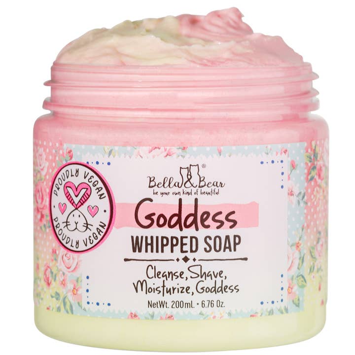 Jabón de baño 3 en 1 Goddess de 6.7 oz | Crema de afeitar | Hidratante para venta al por mayor de Bella & Bear