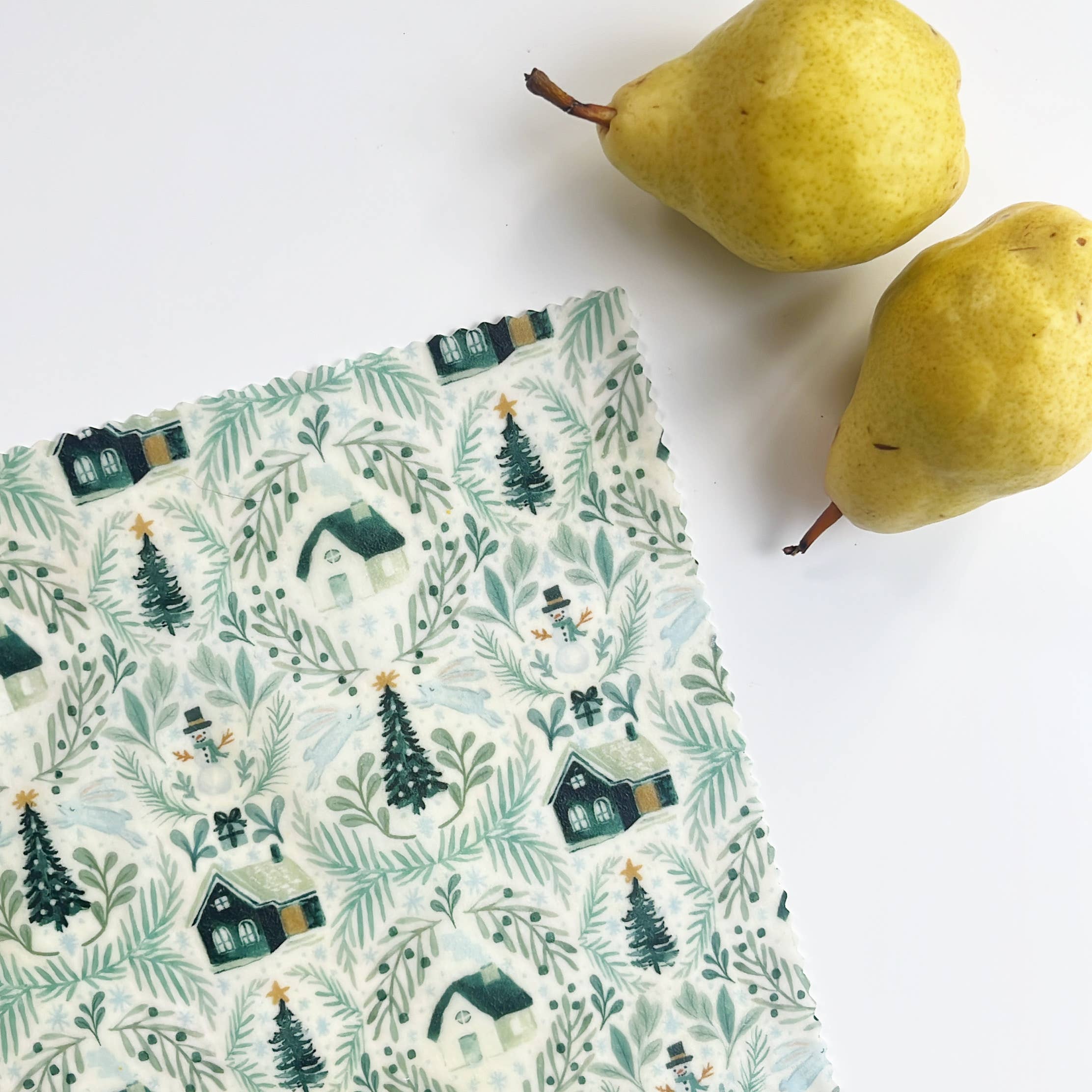 Bee Nice Goods – Engroshandel Indpakning/pose til opbevaring af mad – Genanvendelig bivoks madindpakning - vintereventyrland1