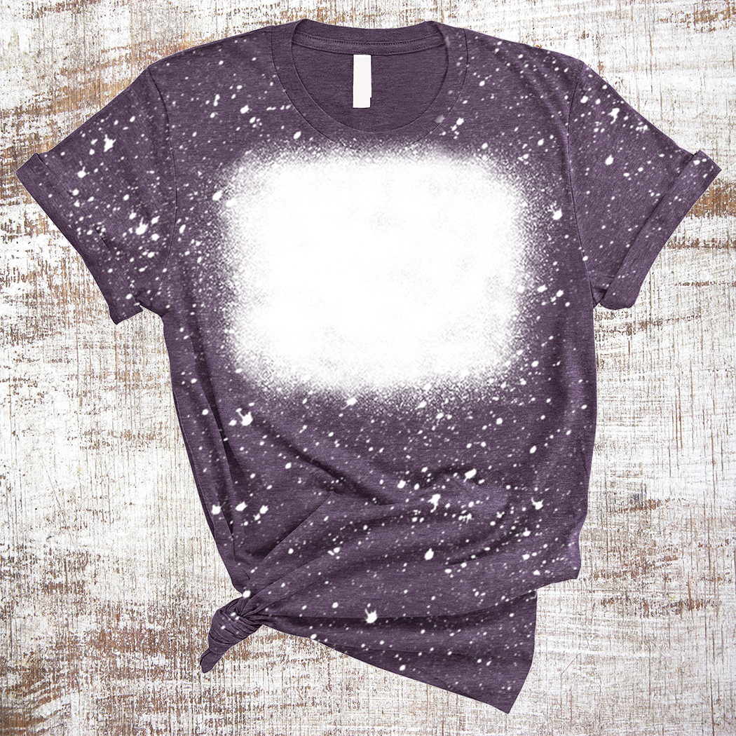 Sweet Tees - Wholesale Blanco T-shirt voor sublimatiedruk - Dames - Sublimatie blanco T-shirts gebleekt vierkant ontwerp14