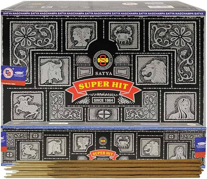 Magnifique Hearts – Incenso por atacado – Incenso Artesanal Premium Satya Nag Champa Super Hit (15g)2