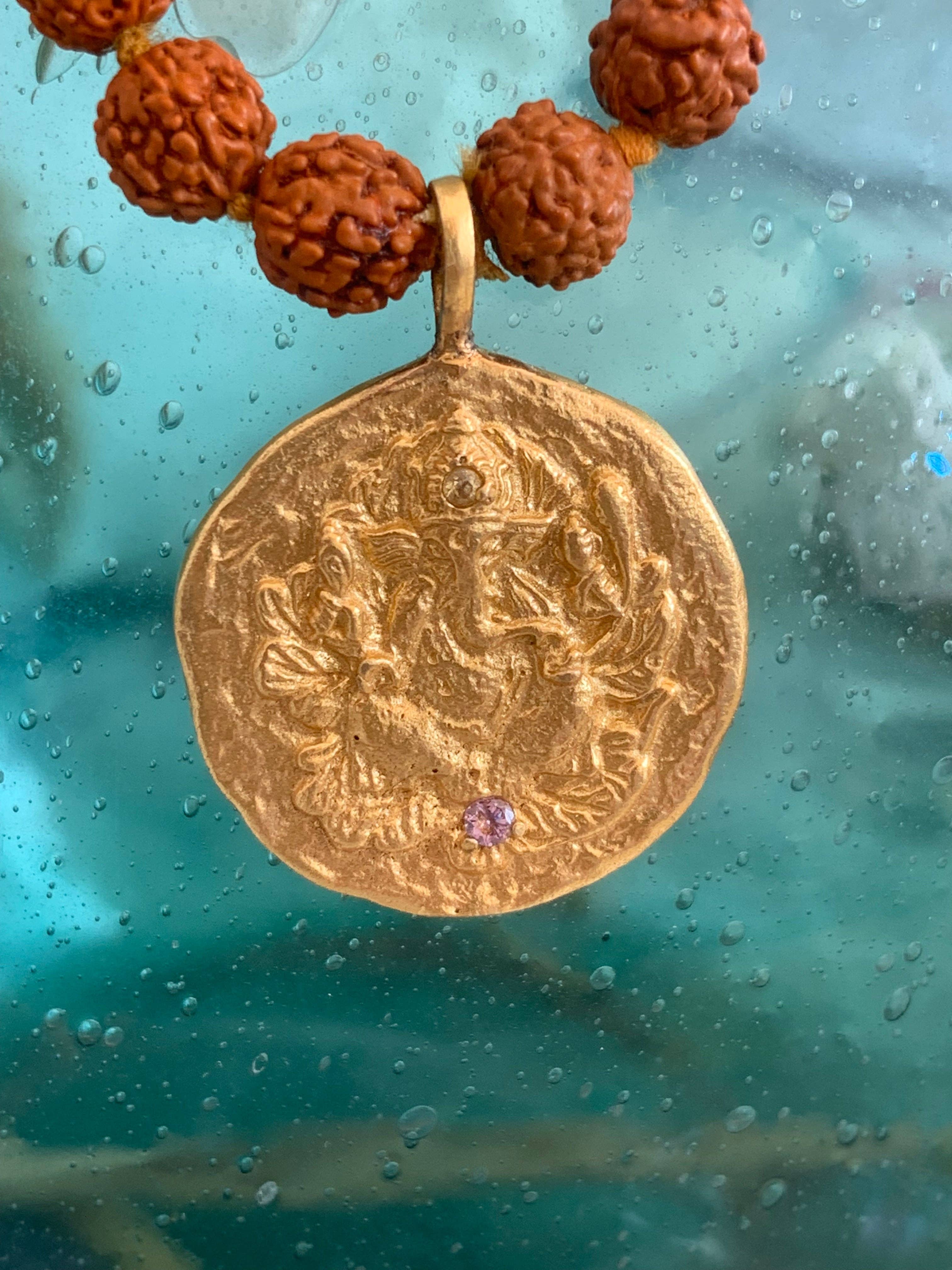 Aurobelle Ibiza - Wholesale Prayer Beads Necklace - Ganesha healing Mala4