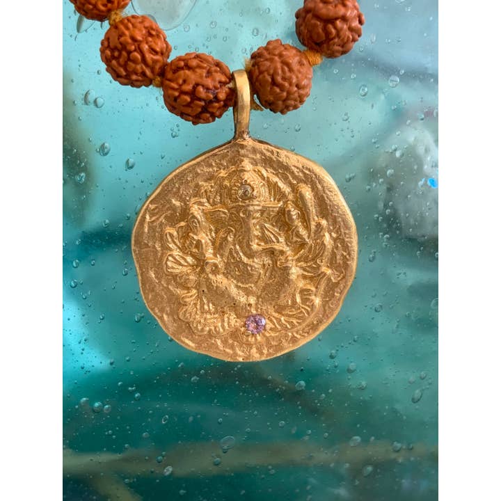 Aurobelle Ibiza - Wholesale Prayer Beads Necklace - Ganesha healing Mala4