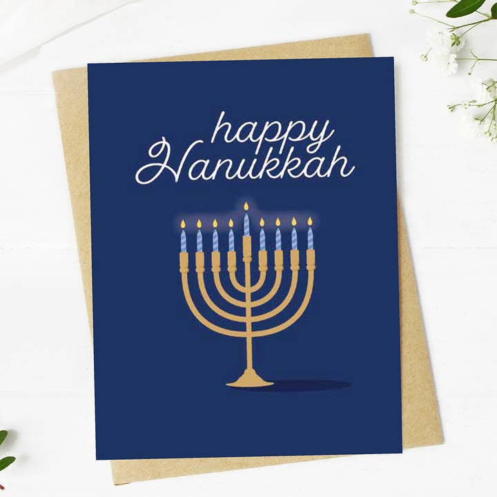 Spread Joy, not Germs This Hanukkah - Hanukkah Holiday Greeting Card Spread Joy, not Germs This Hanukkah - Hanukkah Holiday Greeting Card