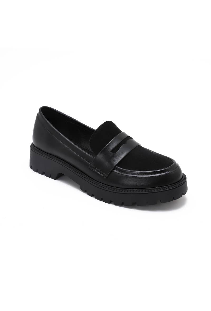 Joia Paris – Großhandel Loafer – Damen – Mokassins mit klassischem Schaft und dicker Sohle H8-960M8