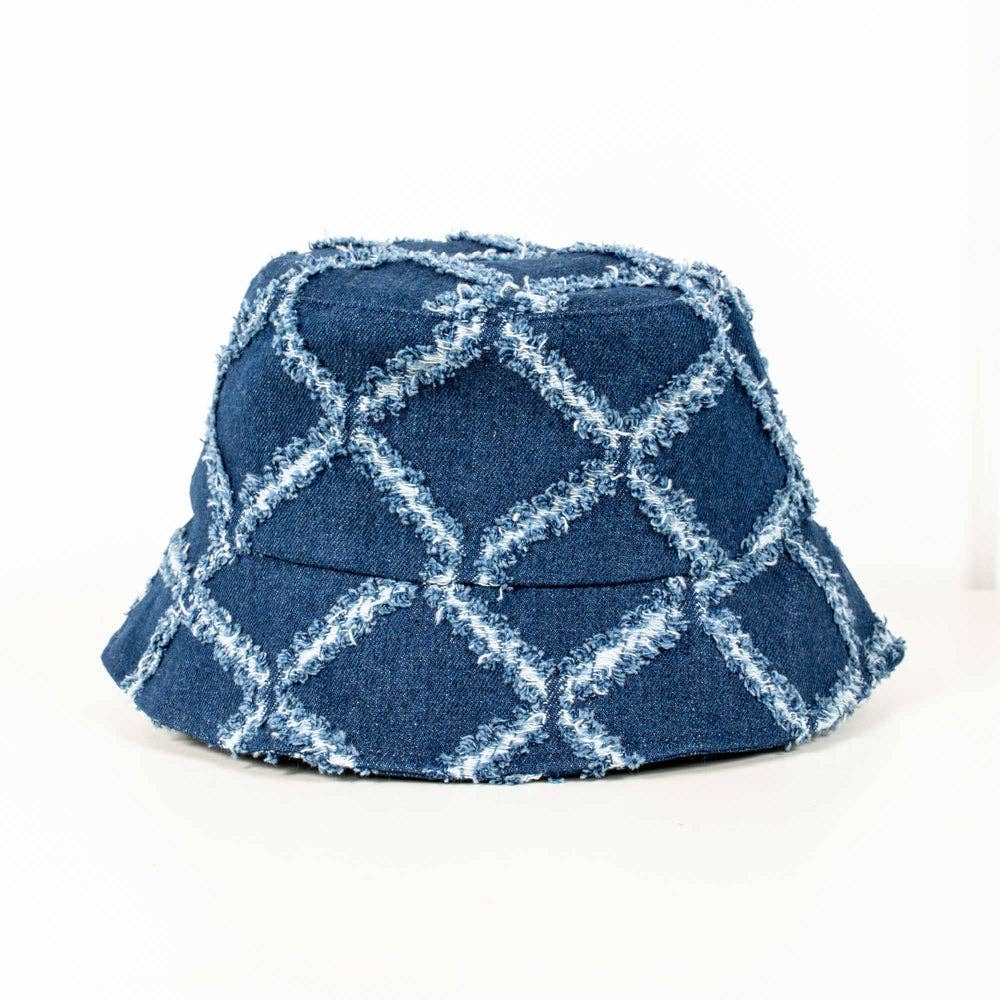 Pretty Simple - Wholesale Bucket Hat - Women's - Diamond Print Bucket Hat Wholesale8