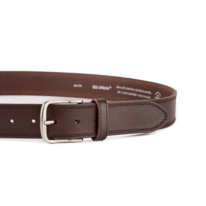 VALTICO – Engroshandel Bælte - Herre – Syet læderbælte med en diameter på 40mm.6