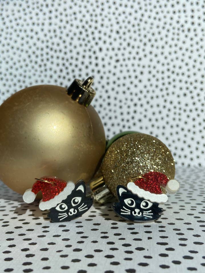 Pendientes colgantes de Papá Noel para venta al por mayor de Mountains of Whimsy