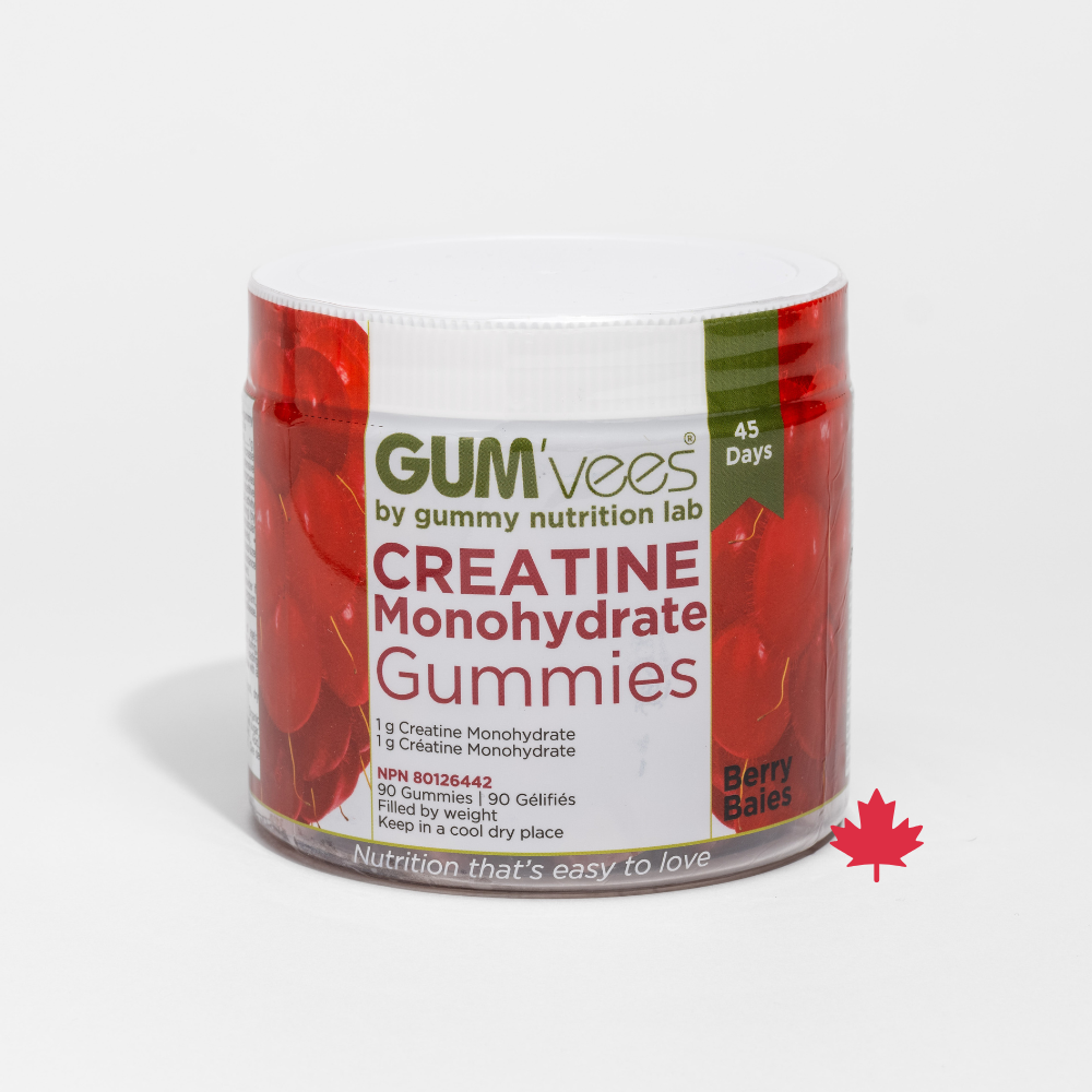 GUM'vees - Vendita all'ingrosso Vitamine/integratori orali - Gummies alla creatina - Barattolo da 90 caramelle2