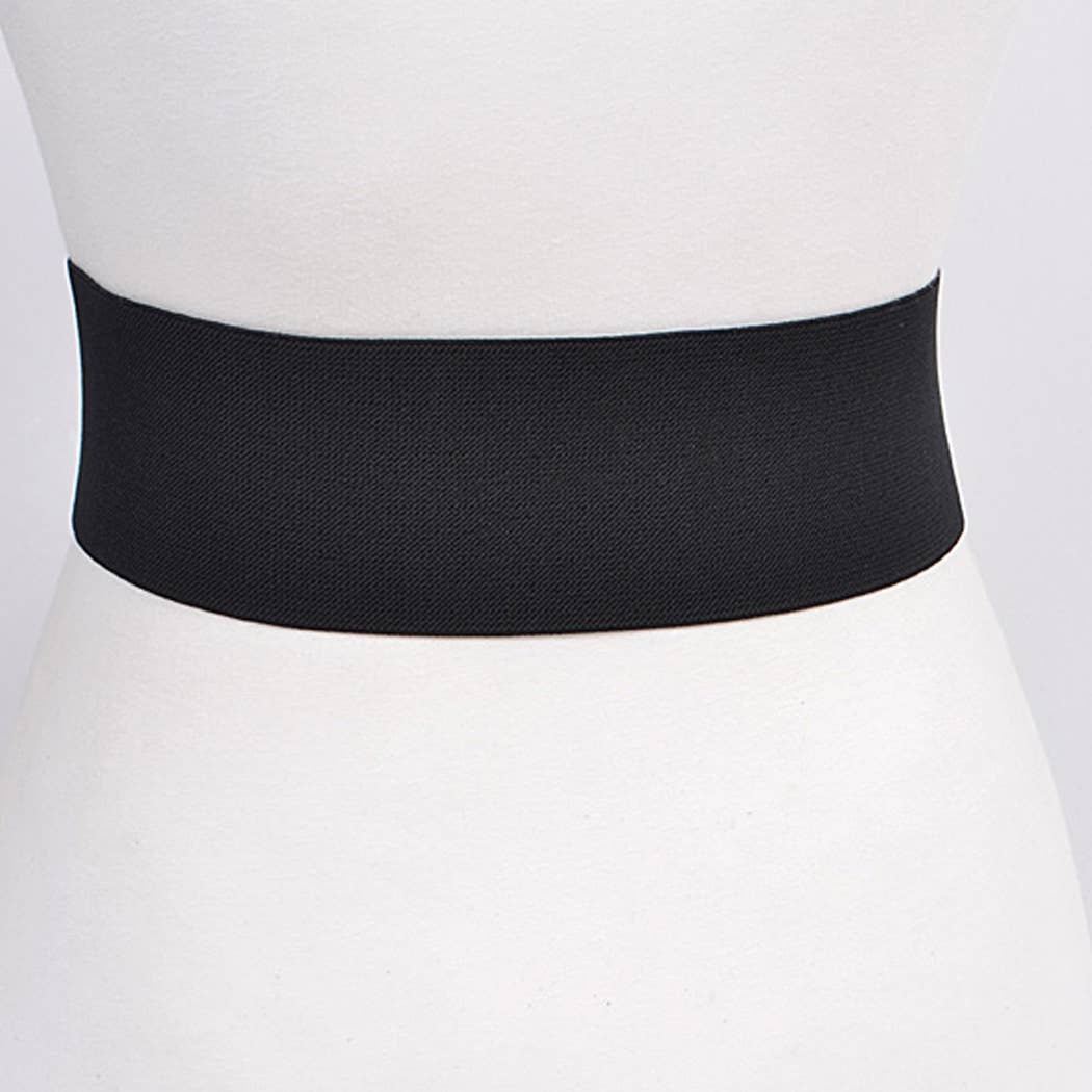 3AM BY H&D ACCESSORIES - Vendita all'ingrosso Cintura - Donna - Cintura elastica con cerniera borchiata2