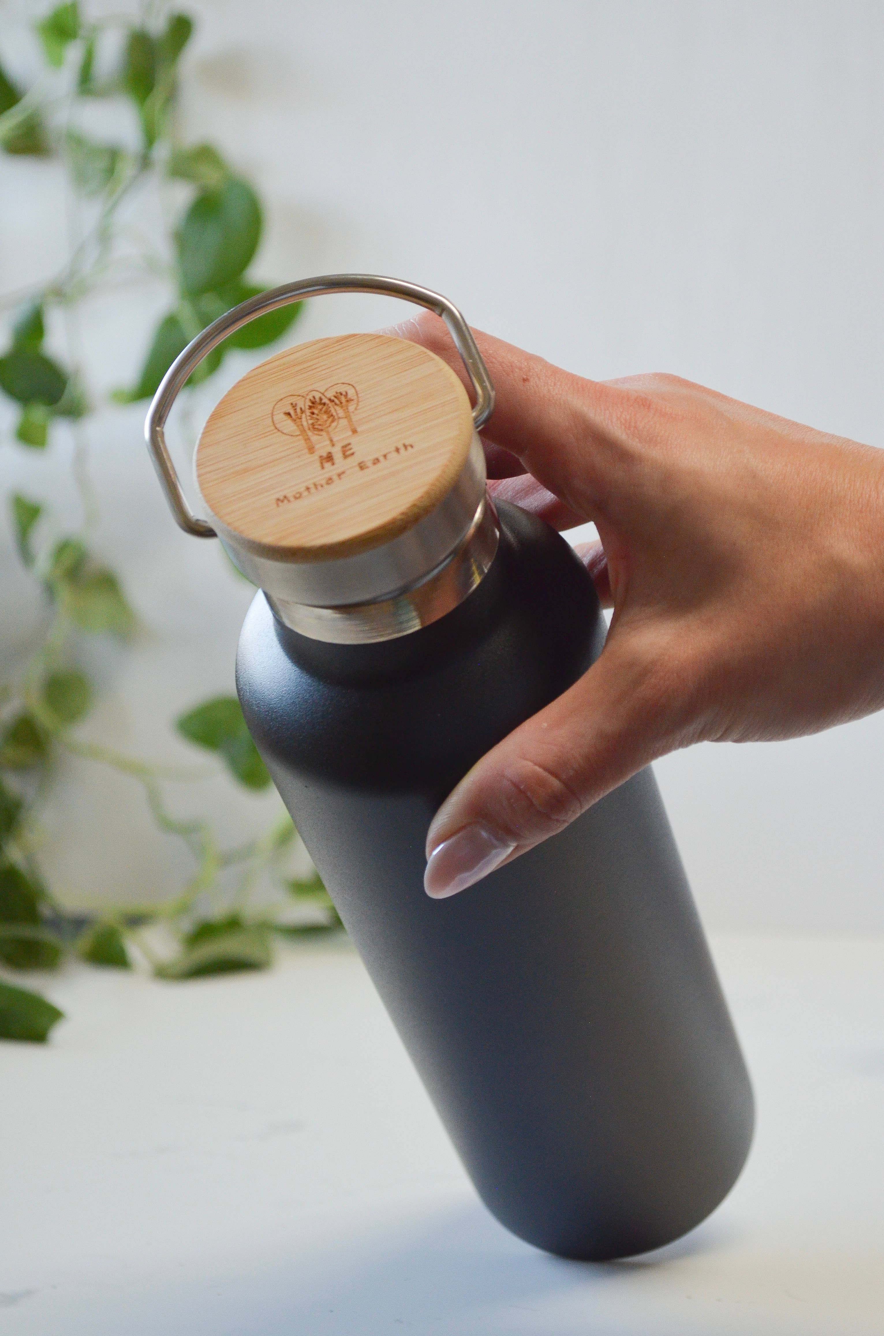 Me Mother Earth - Wholesale Water Bottle - Stainless Steel Water Bottle with Bamboo Lid7