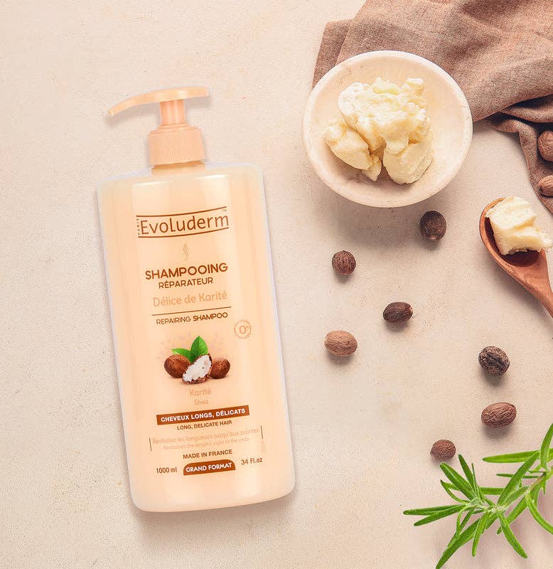 Evoluderm - Wholesale Hair Shampoo - Shea Delight Repairing Shampoo1