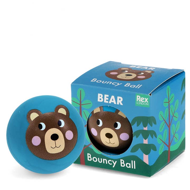 Bouncy ball - Bear (blue) for wholesale by Rex B2B - UK