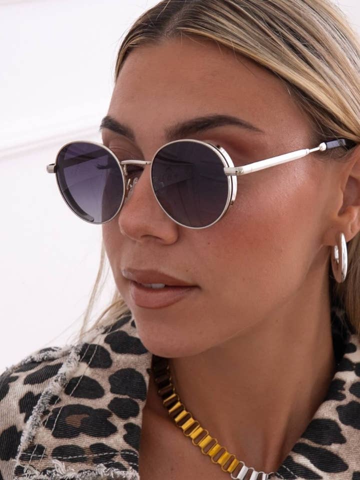 ANNAKEY LENON SILVER SUNGLASSES for wholesale by AnnaKey