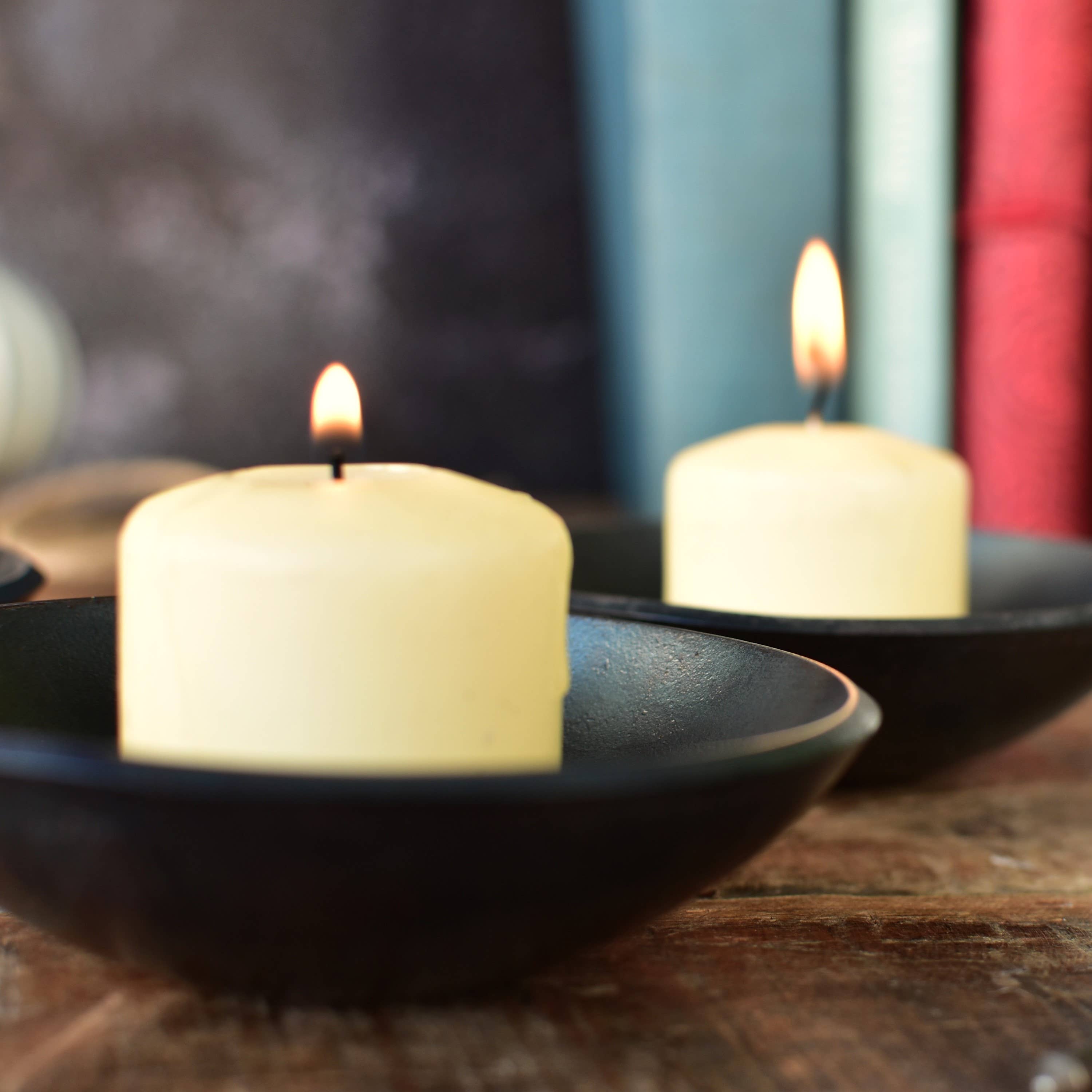 Coach House Forge – wholesale Candle holder – Pressed Iron Bowl Candleholder/Ring Bowl4