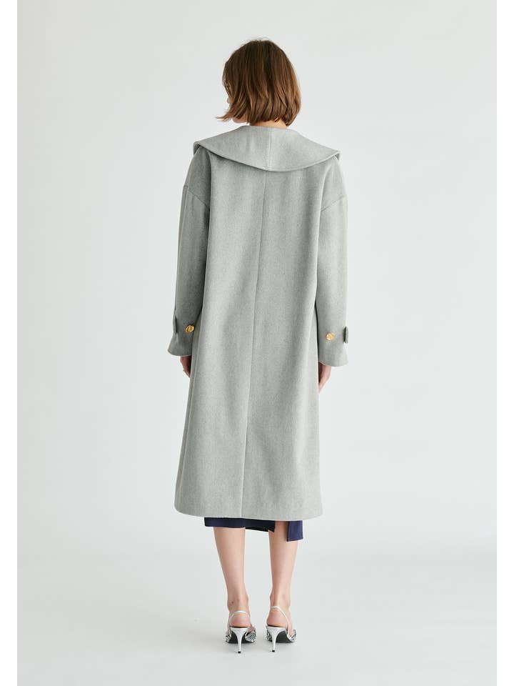 Paisie - Wholesale Coat - Women's - Shawl Collar Wool Coat with Belt20