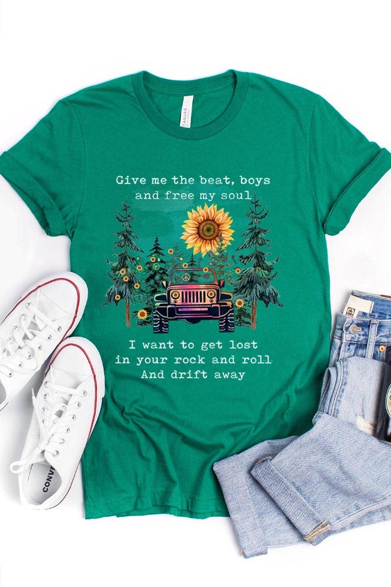 COLORBEAR - Vente T-shirt à imprimés – unisexe - DONNEZ-MOI LE RYTHME T-SHIRT UNISEXE À MANCHES COURTES11