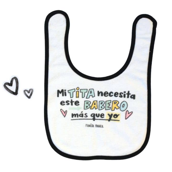 Pedrita Parker - Wholesale Bib - Baby - Baby bib My aunt needs this bib