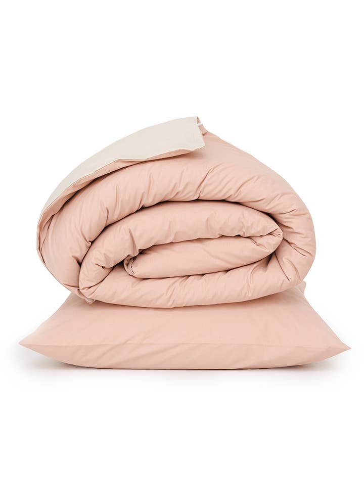 Housse de couette Rose Poudré pour la vente par Bibelotte BV