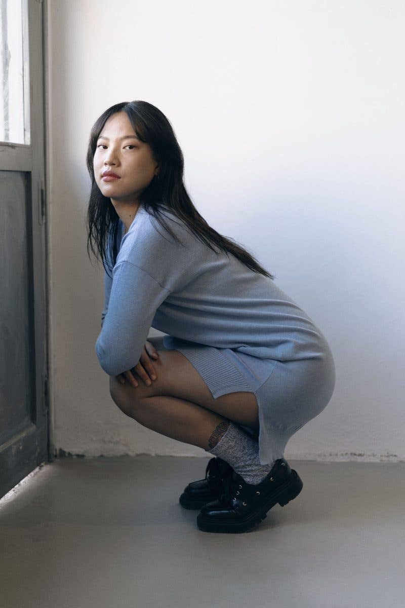 Blue ATHENA DRESS for wholesale on Faire1