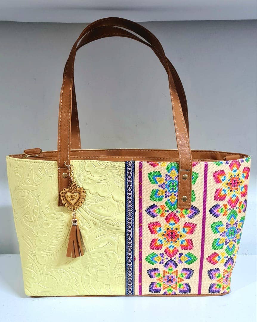 GMCE Global Trading, LLC - Wholesale Tote Bag - Unisex - Handmade Mexican Purse-Tote Bag Variety Of Colors7