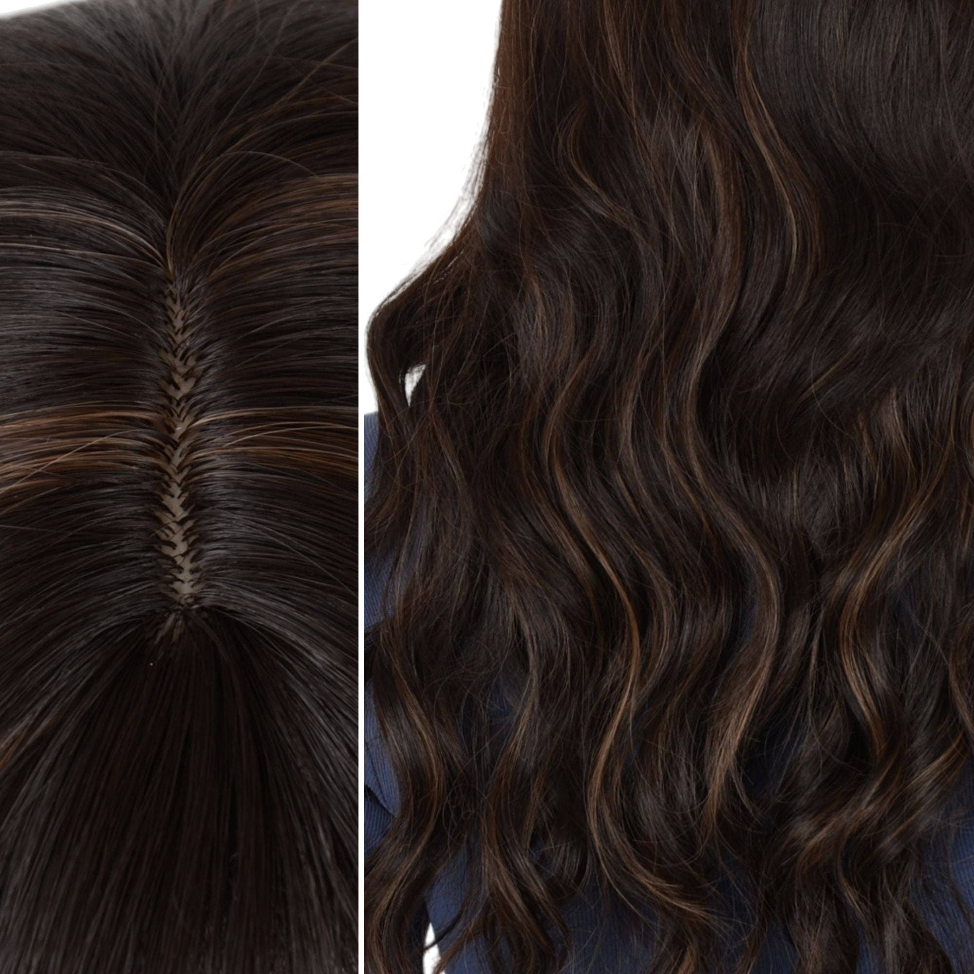 AK Brand - Wholesale Wig/Hair Piece - Long White Blonde Synthetic Wig with Bangs16