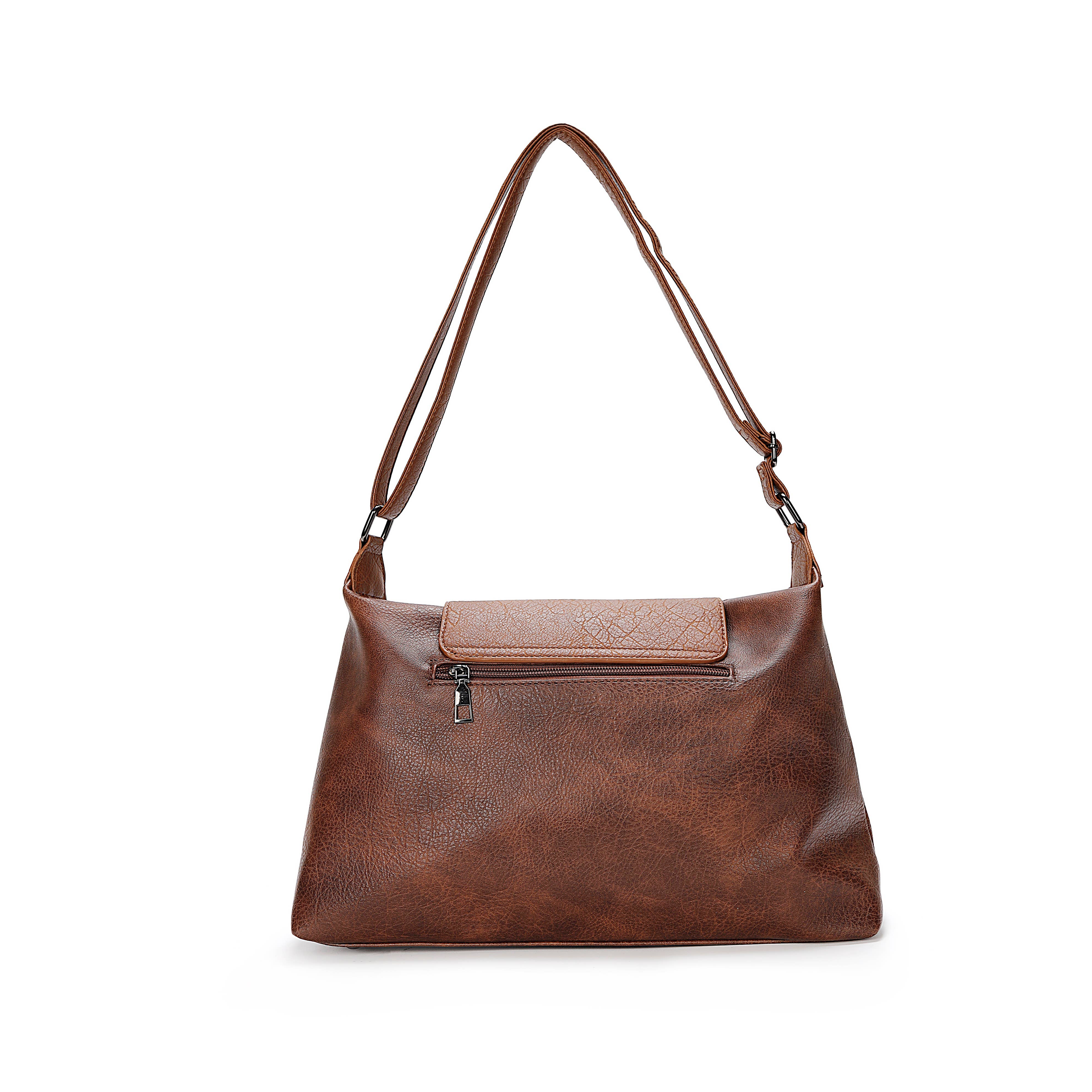 Superbia – wholesale Shoulder bag – women's – Soft Medium Size Slouch Shoulder Bag-9354(Carla Range)4