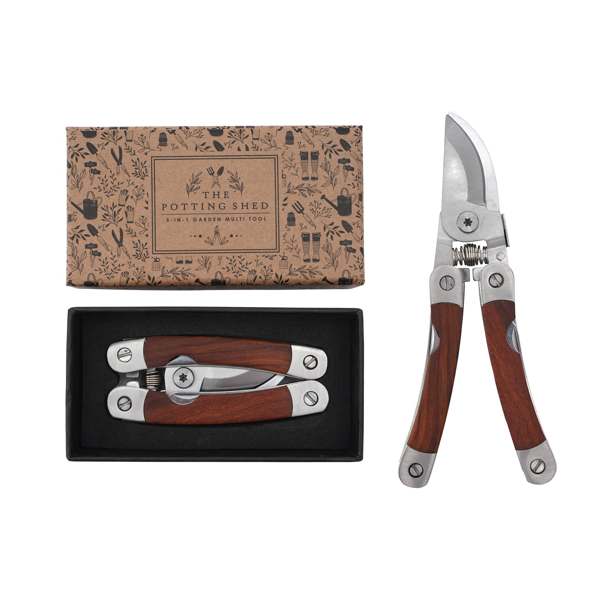 CGB Giftware – wholesale Handy tool – The Potting Shed 5-in-1 Garden Multi Tool1