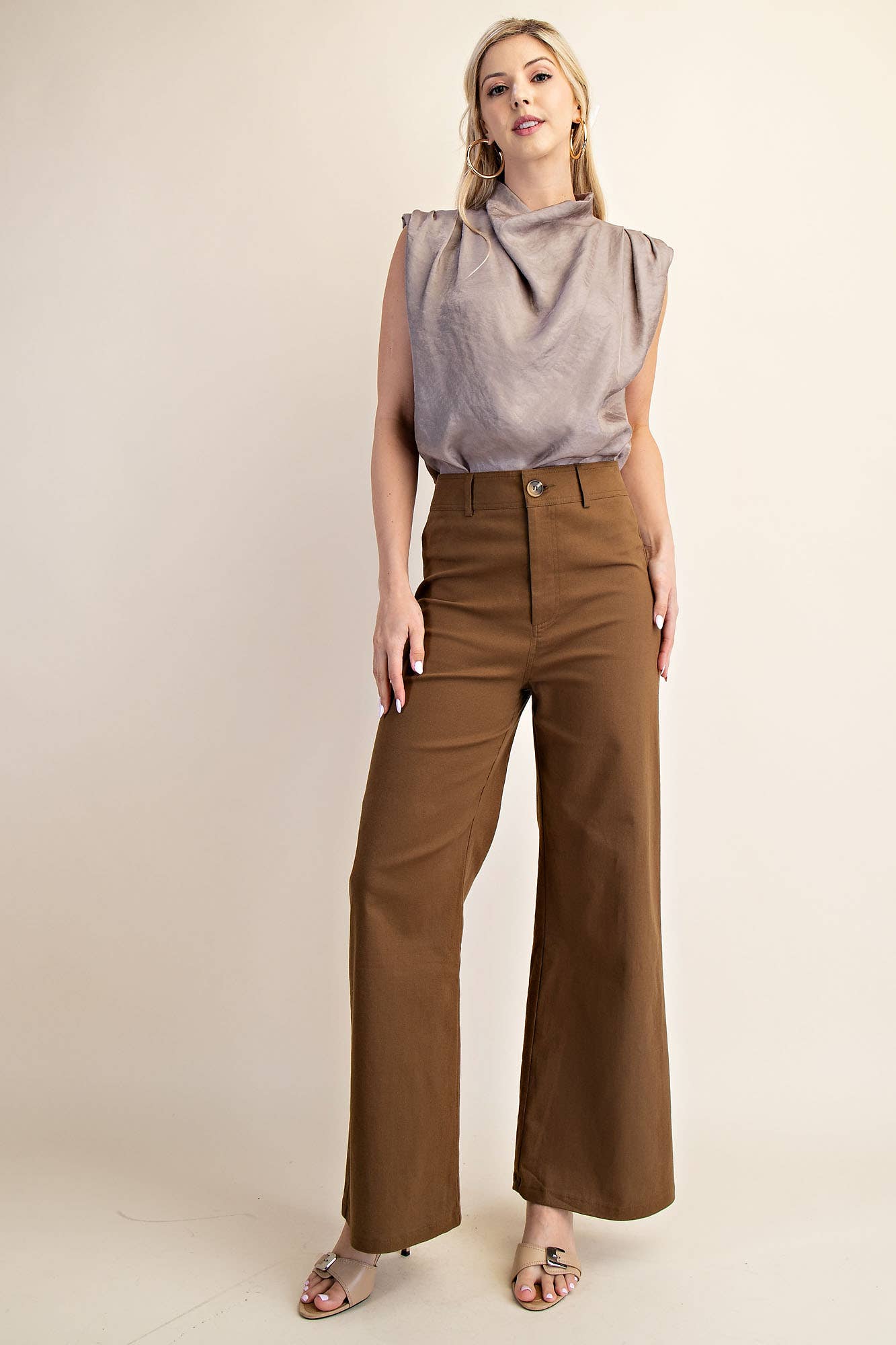 Glam - Wholesale Pants - Women's - High-Waist Straight Pants18