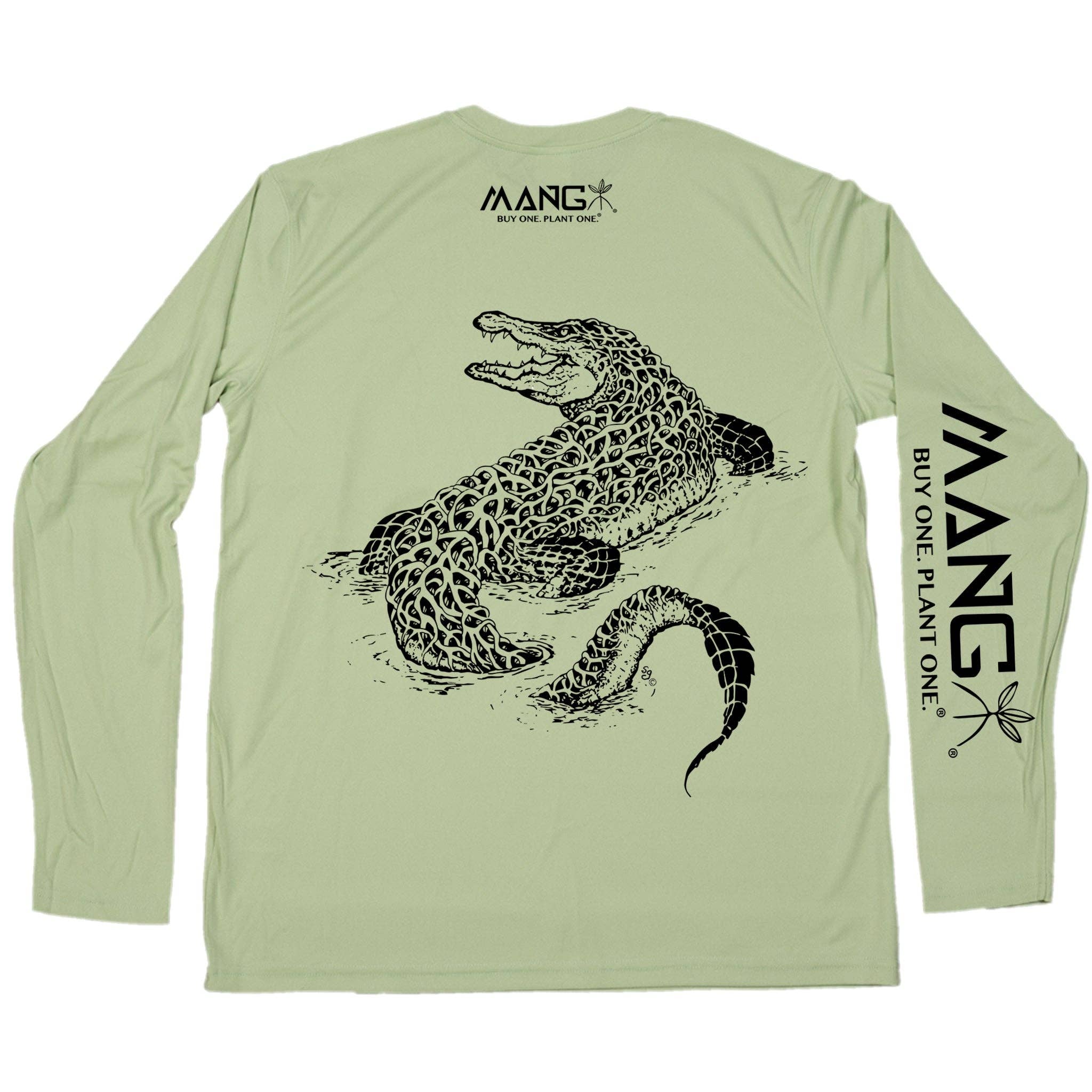 MANG - Wholesale Screen Printed T-Shirt - Unisex - Gator MANG - LS1