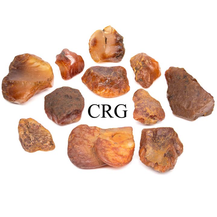 Crystal River Gems LLC - Venta al por mayor Piedras/cristales espirituales - LOTE DE 1 KILO - Ágata cornalina brasileña en bruto (3 - 6 CM) AVG