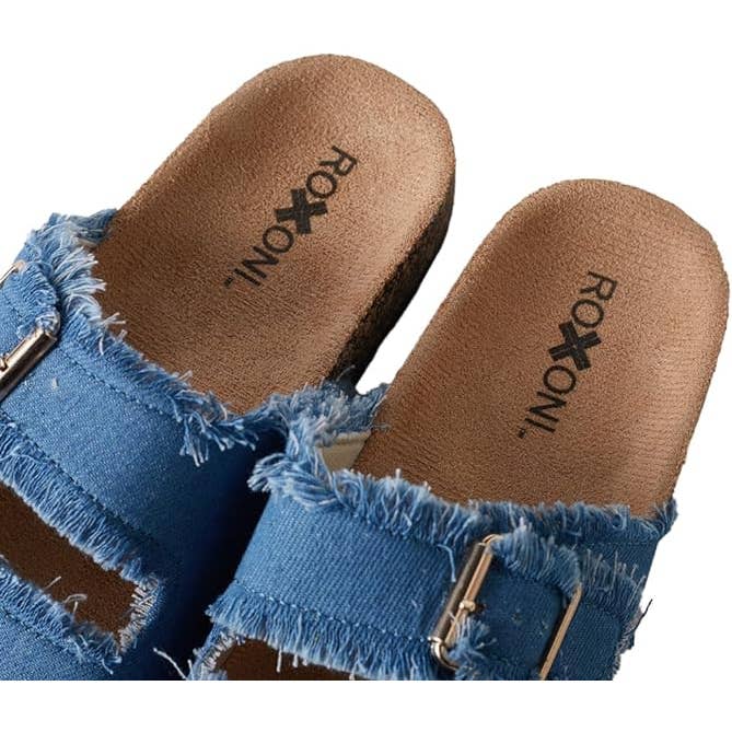Roxoni - Wholesale Sandals - Women's - Women's Comfort Flat Sandals Double Buckle Adjustable Straps