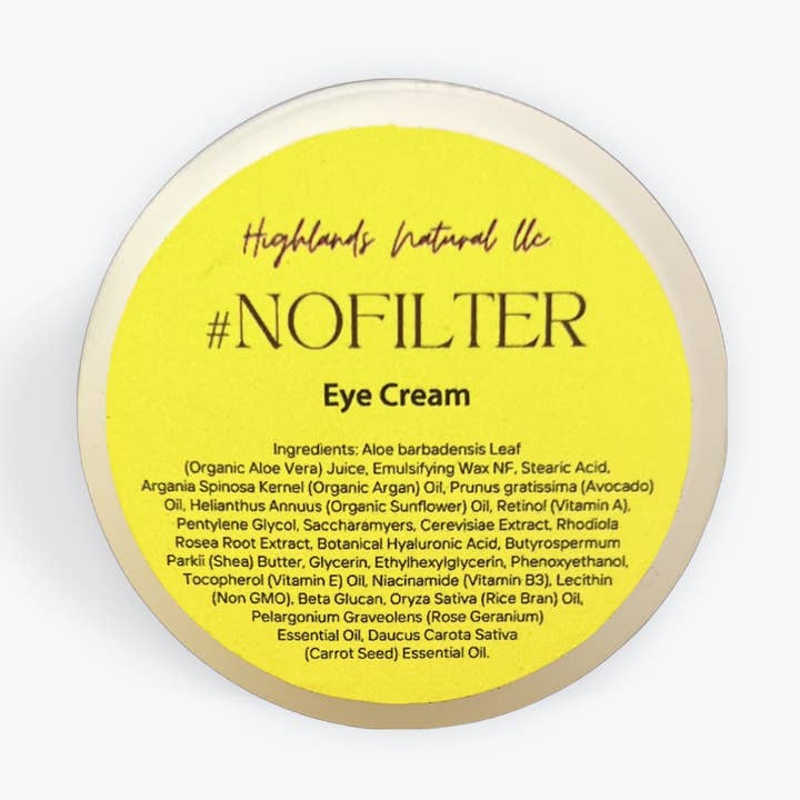 NO FILTER EYE CREAM for wholesale by Highlands Natural