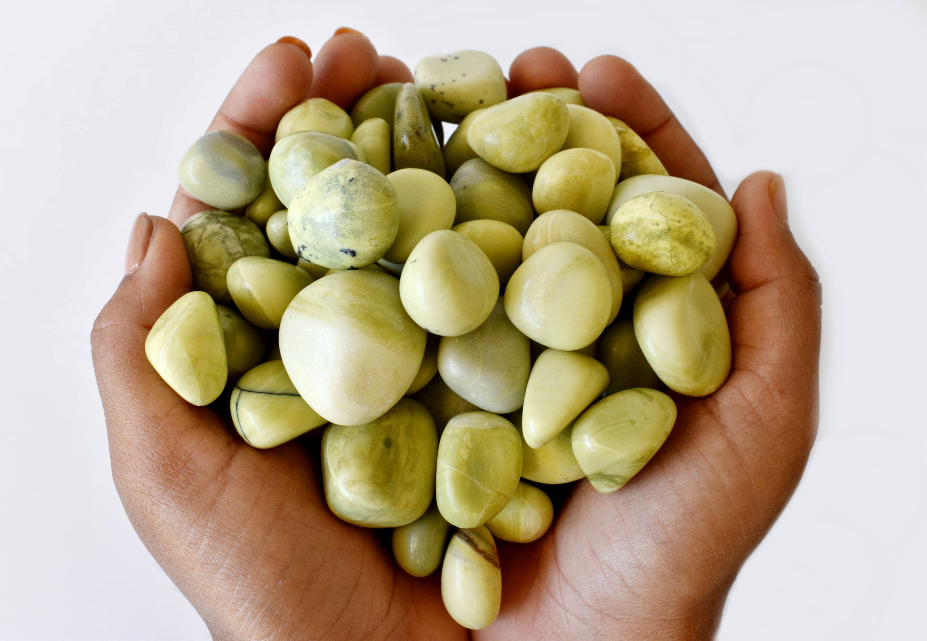 Soothing Crystals - Wholesale Spiritual Stone/Crystal - Serpentine Tumbled Stones Healing Stones 100G to 1KG5