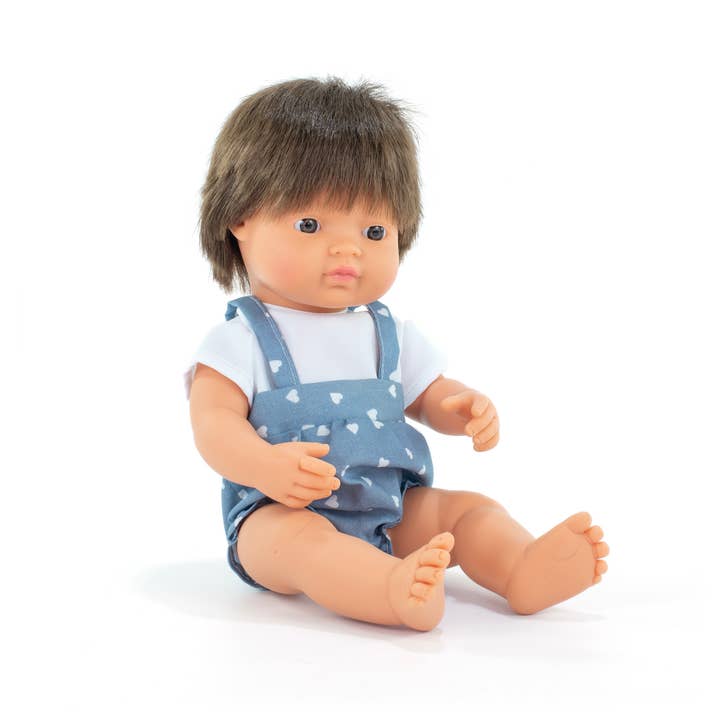 Miniland Educational - Wholesale Doll - Kids - Baby Doll Brunette boy 15'' (box) - M&M