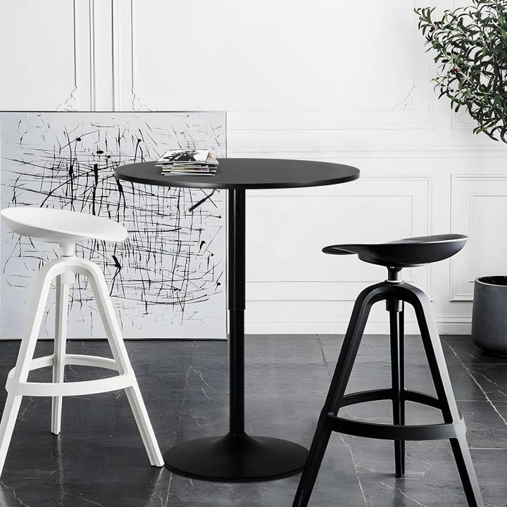 Height Adjustable Round Black Pub Tabletop Outdoor for wholesale on Faire1