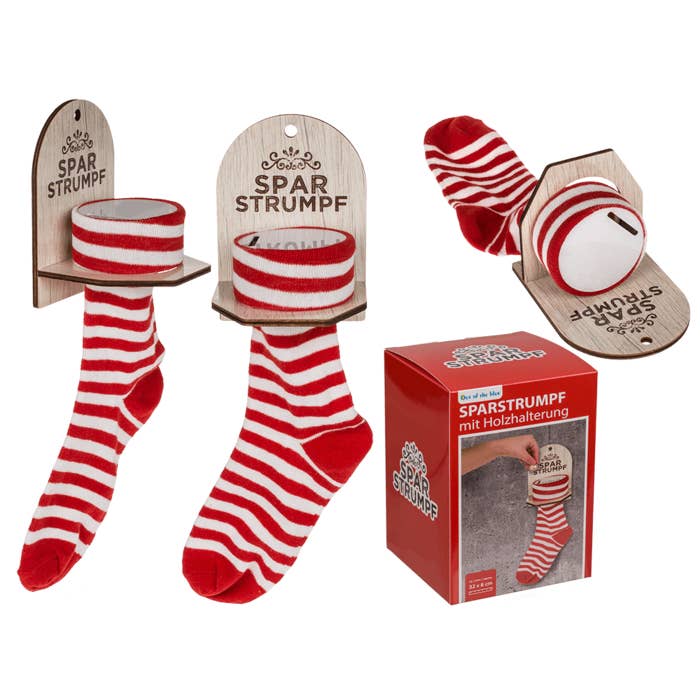 Timmy Toys - B032 - Coin Collector Santa Sock - 13x8cm - 1 Piece for wholesale by Kinky Pleasure
