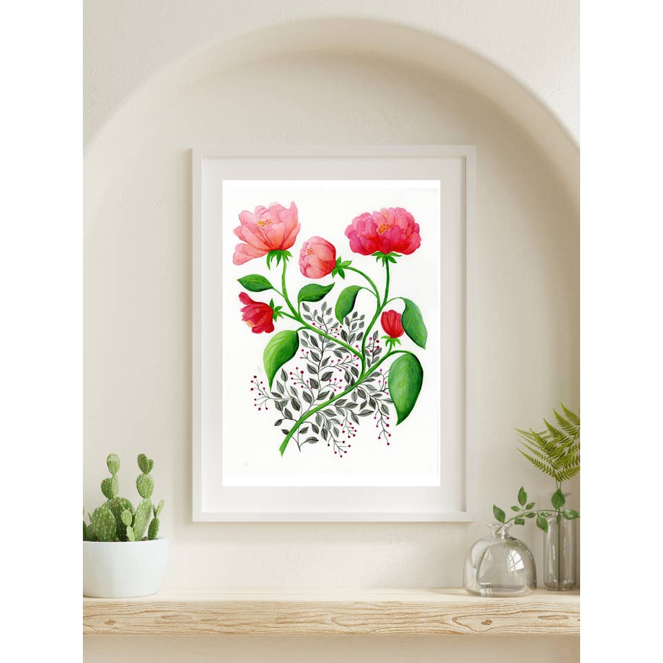 Jen Ray Studio - Wholesale Art Print - Floral Watercolor Giclee Fine Art Print3