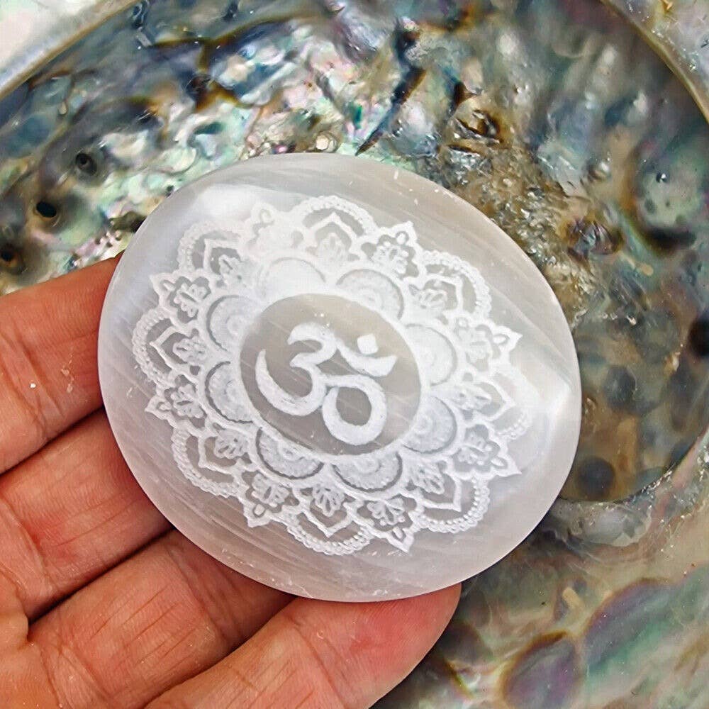 Shamans Crystal - Wholesale Spirituele steen/kristal - Selenietpalmstenen, Selenite Smooth, Selenite Selenite12