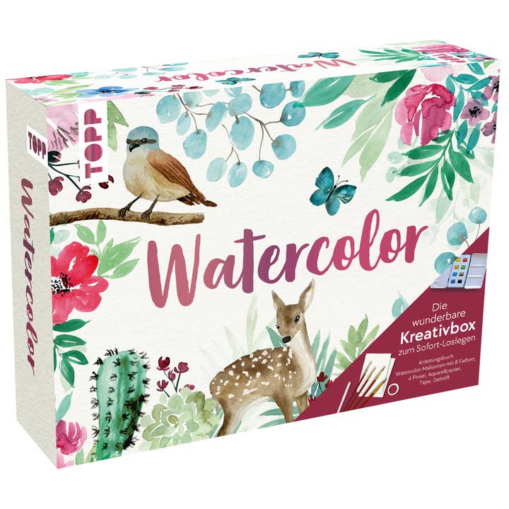 frechverlag TOPP & BusseSeewald - Wholesale DIY Craft Kit - Watercolor - The Wonderful Creative Box