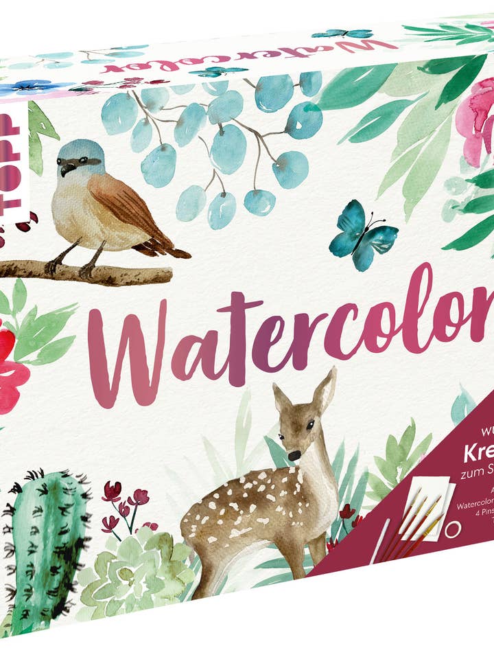 Watercolor - The Wonderful Creative Box for wholesale by frechverlag TOPP & BusseSeewald
