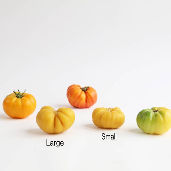 Artifaqt – Großhandel Geschenkkerze – Kerze aus Bienenwachs mit Erbstück-Tomaten-Motiv4