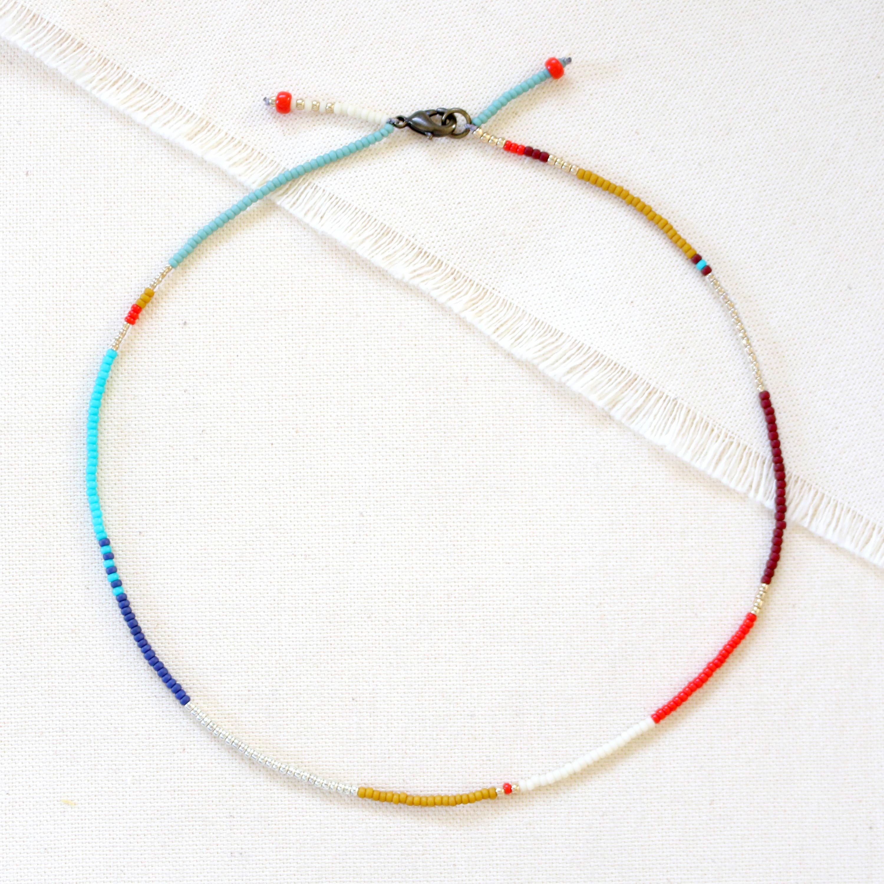 ashdel - Wholesale Choker/Collar - Color Block Choker Necklace1