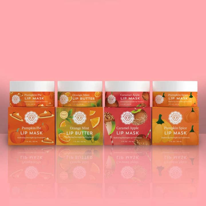 Overnight Lip Butter Mask | Autumn 12pc Assortment (3 Each) for wholesale by Woolzies