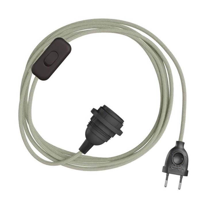 SnakeBis Zig-Zag for lampshade - Wiring with lamp holder and cable in for wholesale by LIGHTINUP S.R.L.